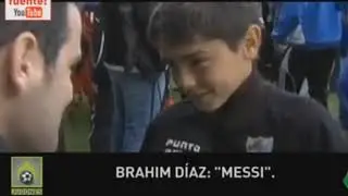 Brahim dijo de pequeño... ¡que era del Barça!