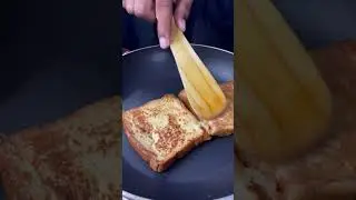 Cinnamon Honey French Toast #asmr #shorts #food #cooking