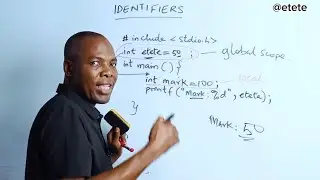 Identifiers in C:Naming the Elements in the C Realm #C012 #education #everyone