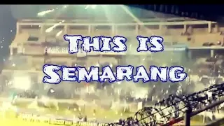 Aksi suporter PSIS saat lawan jepara