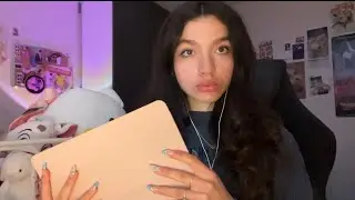 ASMR whispering Ariana Grands lyrics !! ☀️❤️ (whispering + tapping)