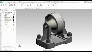Siemens PLM NX - Topdown Assembly Modeling of Belt Roller Support
