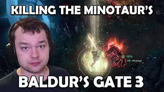 Killing the two Minotaur's in the Underdark in Baldur's Gate 3 on Tactician