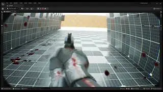 Realistic Blood Splatter, decal and drops FX for my upcoming FPS Game