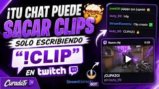 Your chat can pull clips JUST by typing “!clip” on Twitch! 🤯