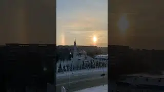 Гало-редчайшее атмосферное явление в Казани