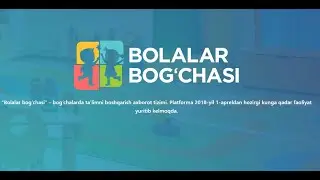bolalar bog'chasi tizimi bo'yicha qo'llanma