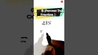 Percent To Fraction Trick | Maths Short Trick | Maths Trick | Vedic Maths Trick | By.Suraj sir