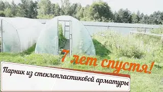 парник из стеклопластиковой арматуры. Что с ним стало за 7 лет