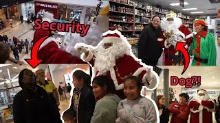 Ghetto Santa At The Mall *We Get Kicked Out*