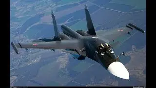 Sukhoi Su-34 (Su-32) Fullback Fighter Bomber .