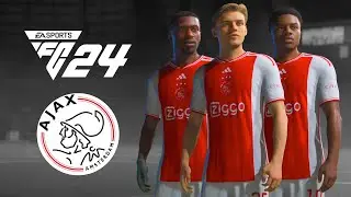 EAFC 24 PS5 - AJAX - PLAYER FACES AND RATINGS - 4K60FPS