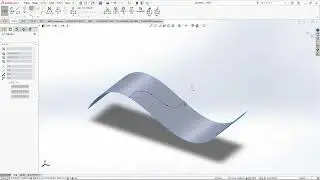 41. 솔리드웍스와 3D 모델링 - 곡면 위 자유곡선