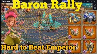Baron Rally 2Pieces Emperor Crazy Defenses Part-2 || Lords Mobile