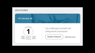AP CALCULUS AB EXAM SCORE REACTION (I FAILED HORRIBLY)