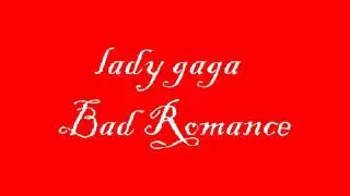 lady gaga-bad romance