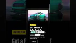 How to get a free car in GTA ONLINE #gta #newdlcgta5online