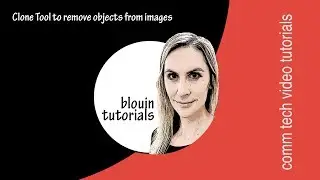Adobe Photoshop Tutorial - How to use the clone tool to remove items