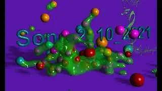 визуализация звука.  Софт - Cakewalk Core, 3DMax, tYFLOW.