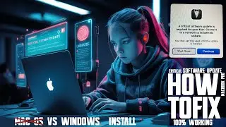 Macbook Pro Critical Software Update is Required - Not Booting  2024