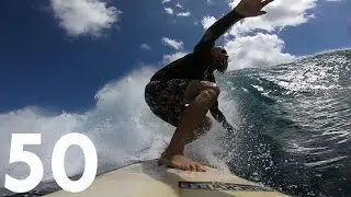 Taking the drop twice at Balangan