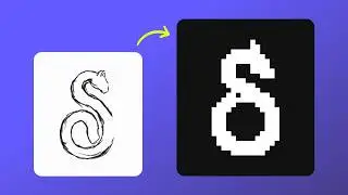 Creating a DRAGON Logo in Photoshop and Illustrator - Time Lapse