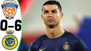 Al Fayha vs Al Nassr 0-6 - RONALDO SHOW - All Goals and Highlights 2023