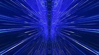 Space Abstract Blue Tunnel | VFX LIBRARY | Free Stock Footage