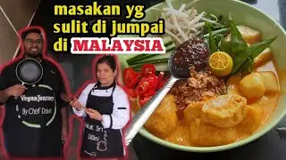 PERTAMA KALINYA SAYA DAN SUAMI MAKAN NYONYA LAKSA VEGAN ft CHEFDAVE VEGAN JOURNEY