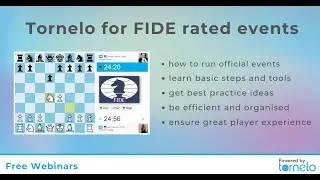 FIDE rated chess tournaments ♟️ on Tornelo (new features)
