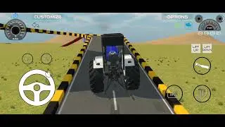 Tractor driving game in India || Best Indian tractor game|| Indian tractor driving simulator2024