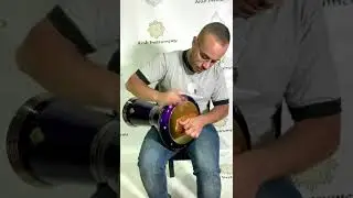The crown sparkling darbuka we made for a special client with gold skin on top😱