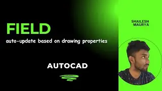 Use the Field Command in AutoCAD | Automate Text and Data | AutoCAD Tutorial