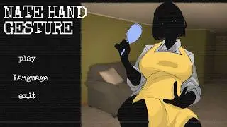 A strange lady forces you to play rock paper scissors with her - NATE HAND GESTURE
