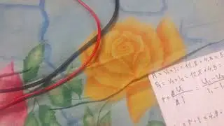 Измерение внутреннего сопротивления аккумулятора по формуле.