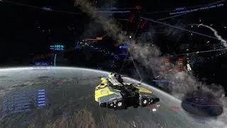 Infinity: Battlescape - long-range torpedo cruiser going into battle