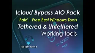 Icloud bypass AIO Pack for Windows Free | Paid Tethered Untethered all latest tools