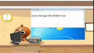 How to create Folder and Change Icon With Animation short clip