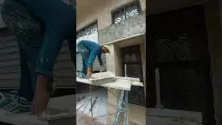 How to install ceramic tiles on the facade of houses in a professio