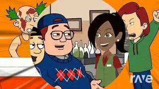 Clyde Misbehaves at Starbucks and Caillou Misbehaves at Little Caesars Mashup RaveDJ