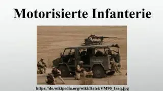 Motorisierte Infanterie