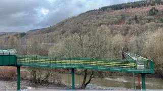 Adey Steel installs Cymcynon Footbridge