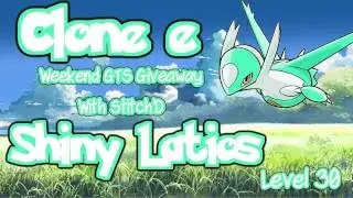 (CLOSED) Pokemon GTS Giveaway Team Up with Stitch'D for Shiny Latios Level 30 on Pokemon X Y & ORAS