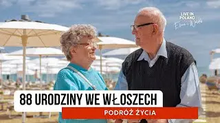 88 urodziny taty Waldka we Włoszech. Pierwszy raz w Wenecji. 2023. Elena i Waldek.