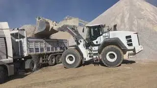 Hidromek 640WL Loder Man Tırın Dorsesine Yükleme // Hidromek 640 Wheel Loader Loading Trucks Trailer