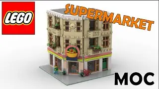 Lego MOC - Supermarket - Digital Speed Build