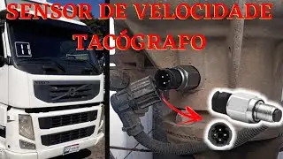 Defeito no sensor de velocidade do tacógrafo  - Volvo FM 370