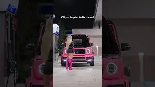 Blondie needs help #cargirl #cars
