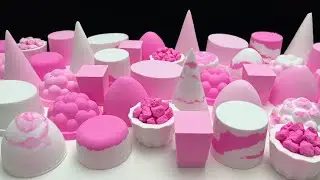 ASMR super crunchy pink baking soda