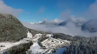Winter Fog // chill aerial edit